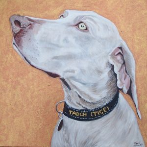 A pet portrait commission Art by Zeta - Tadgh